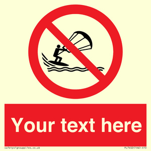 Custom No kite surfing